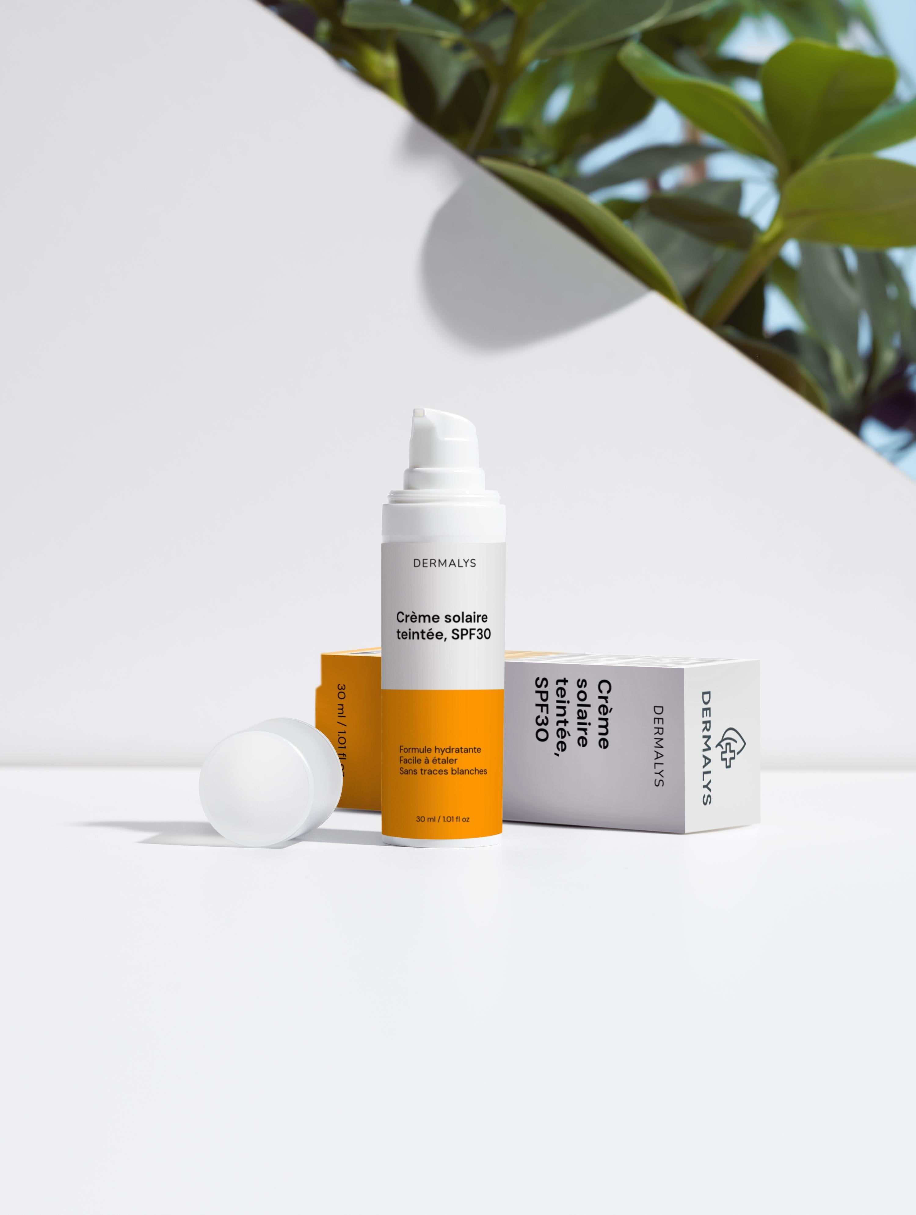Dermalys – Crème Solaire Minérale Teintée SPF30 Hydratante & Protectrice