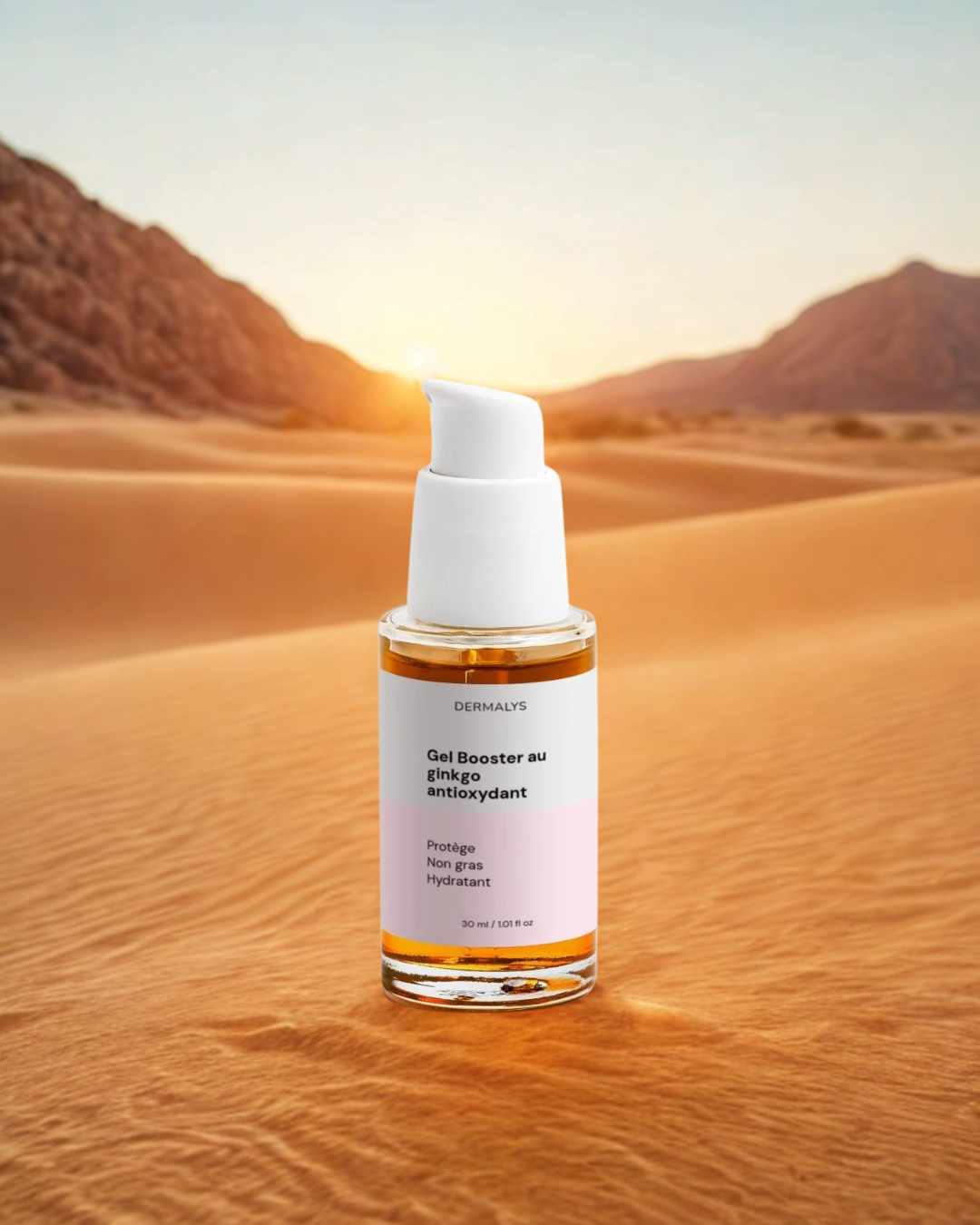 Gel booster visage au ginkgo – soin énergisant et revitalisant Dermalys