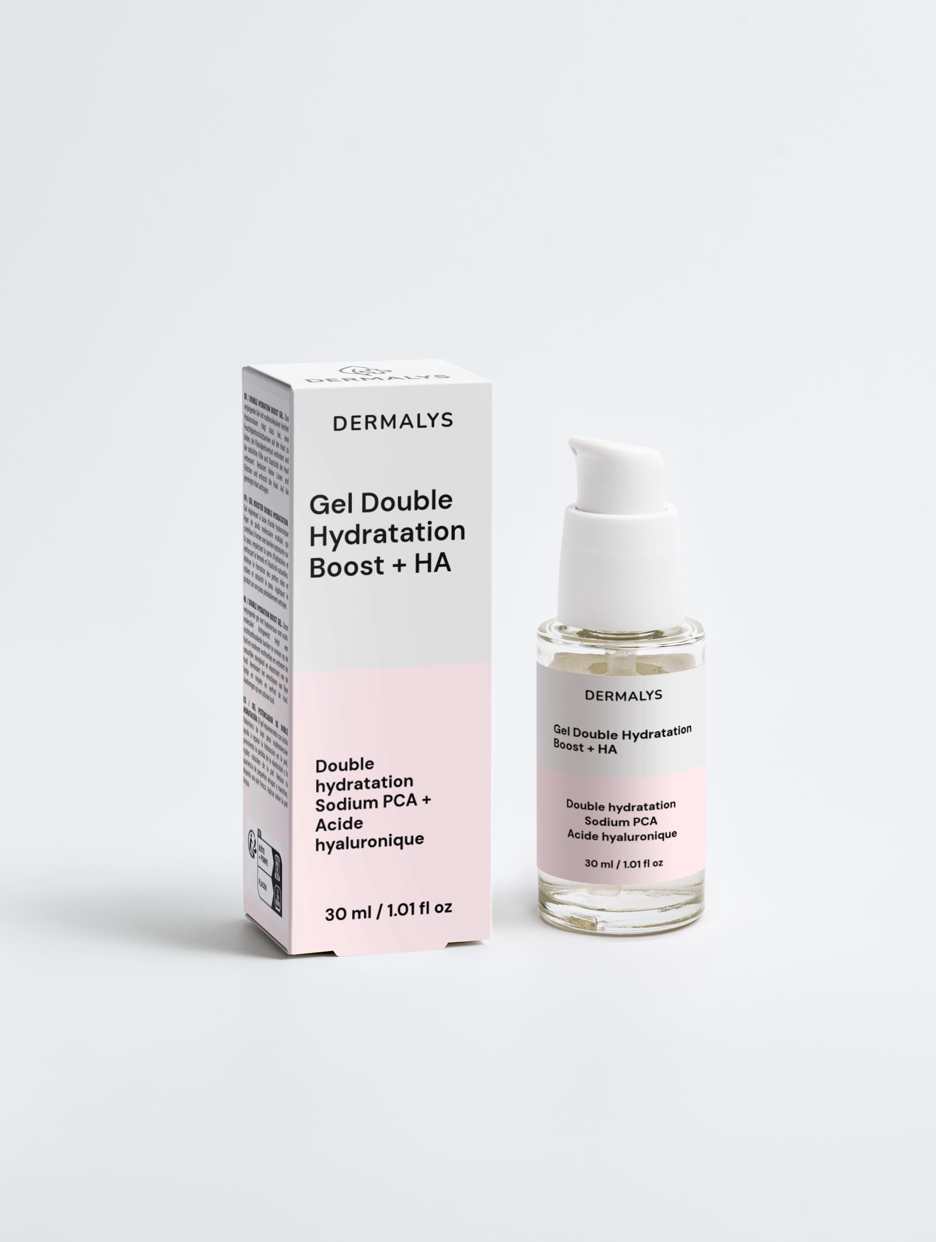 Dermalys - Gel Double Hydratation Boost + acide hyaluronique