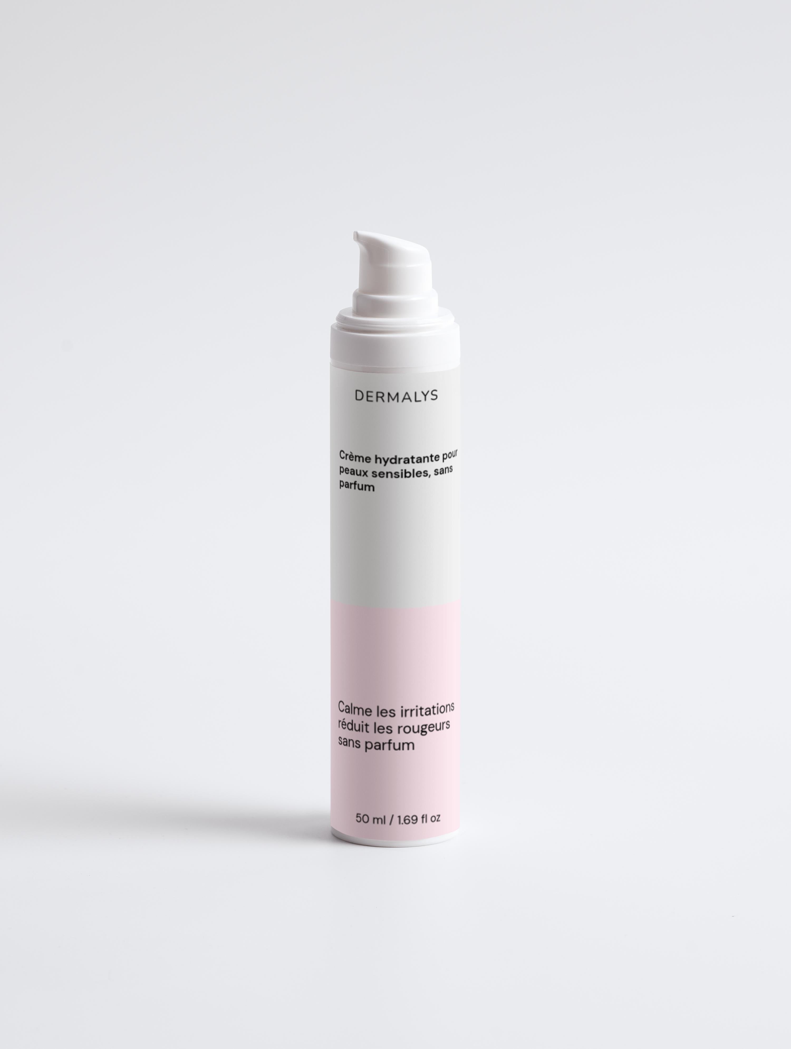Dermalys – Crème Hydratante Peaux Sensibles Sans Parfum