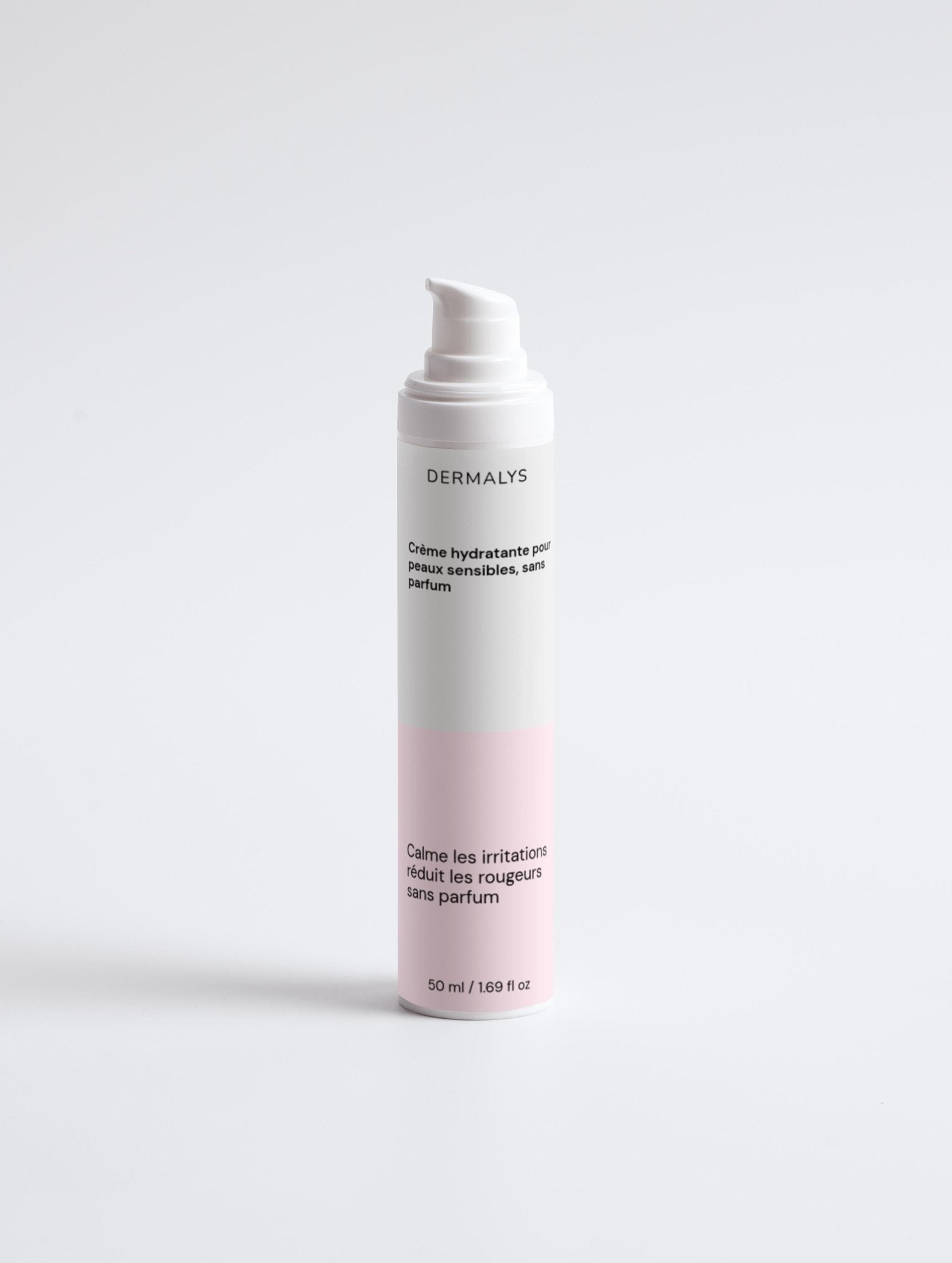 Crème hydratante Dermalys peaux sensibles sans parfum apaisante et protectrice
