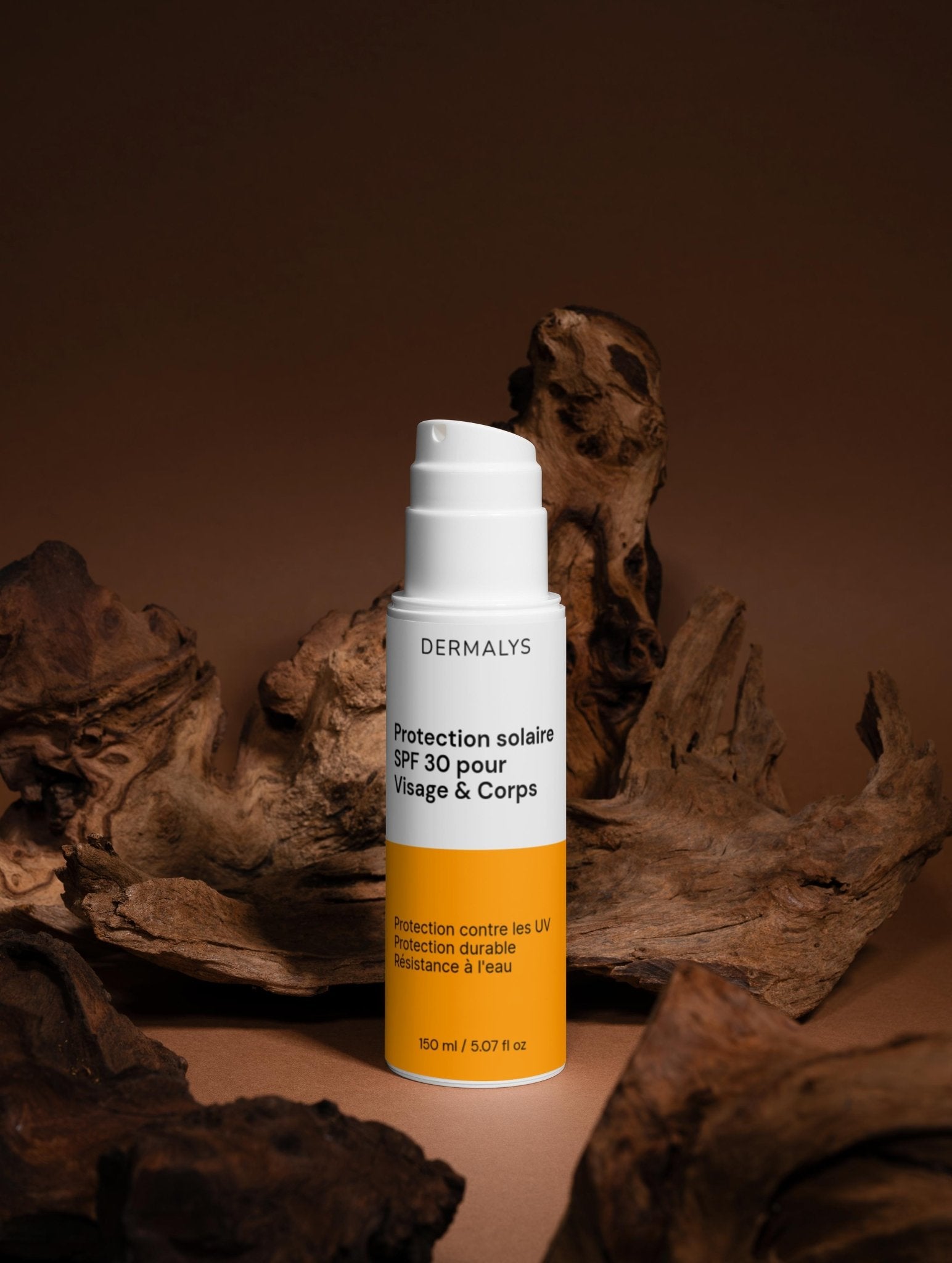 Crème solaire minérale Dermalys SPF30 visage et corps protection UVA UVB