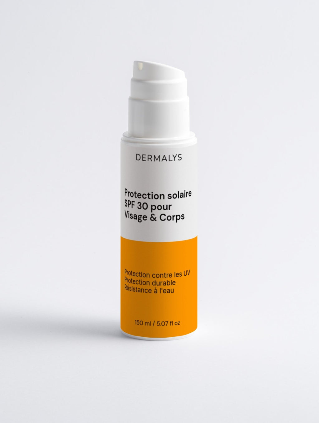 Crème solaire minérale Dermalys SPF30 visage et corps protection UVA UVB