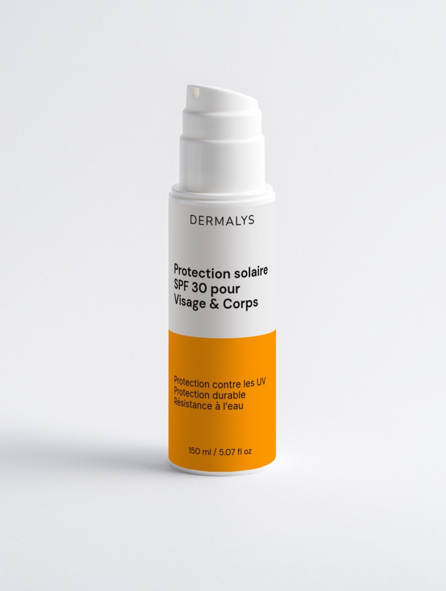 Crème solaire minérale Dermalys SPF30 visage et corps protection UVA UVB