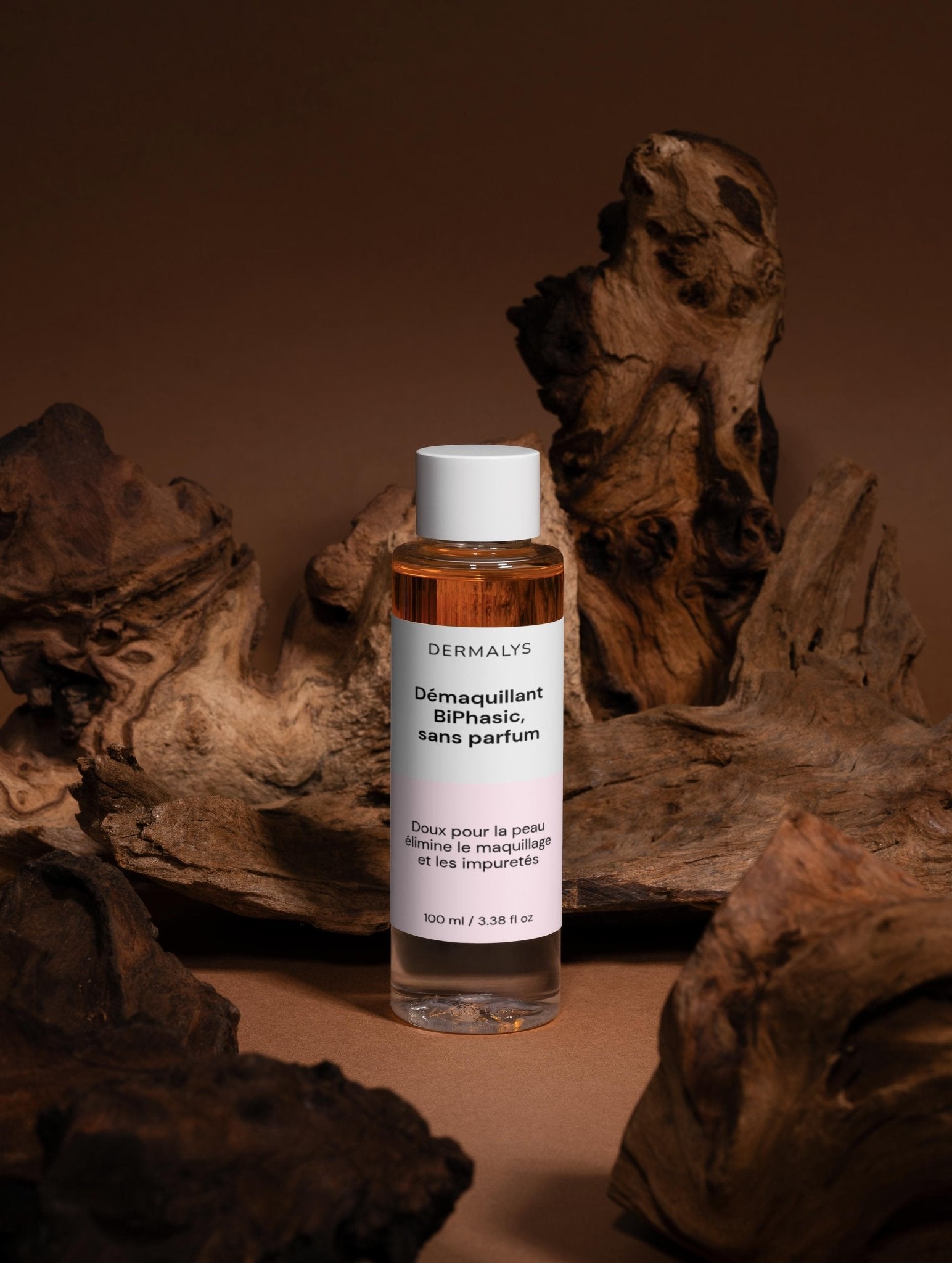Démaquillant biphasé Dermalys sans parfum douceur et hydratation peaux sensibles