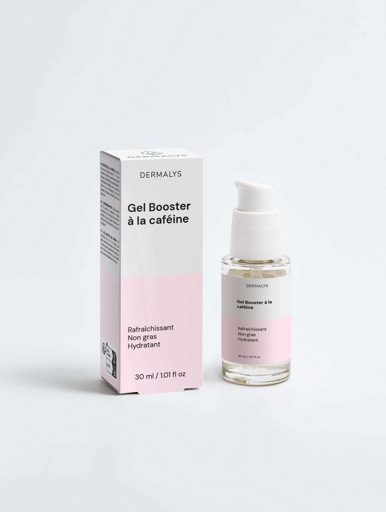 Gel booster visage à la caféine – anti-fatigue et dynamisant Dermalys