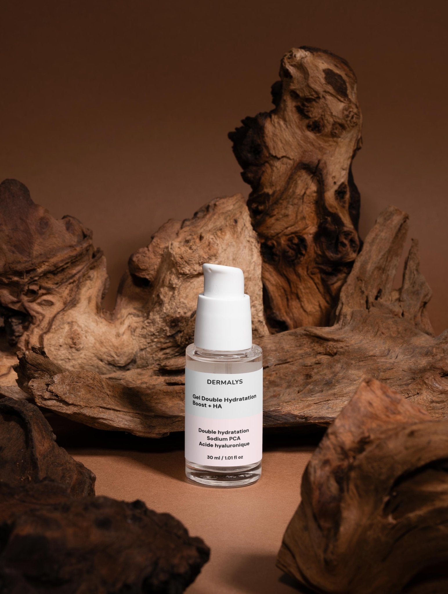 Gel hydratant Dermalys double action avec acide hyaluronique pour peau repulpée