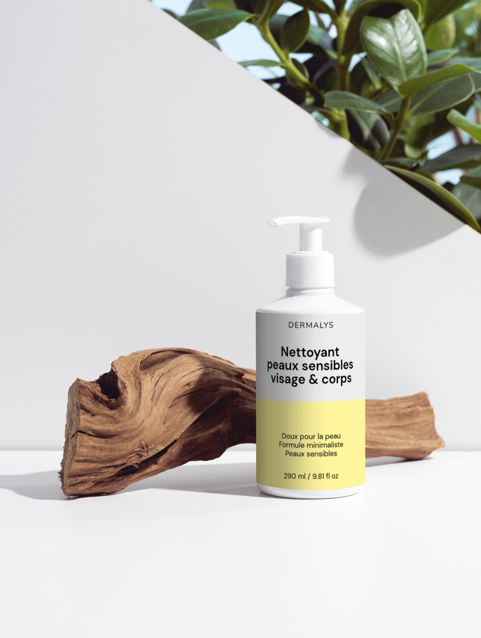 Nettoyant douceur Dermalys visage et corps adapté aux peaux sensibles