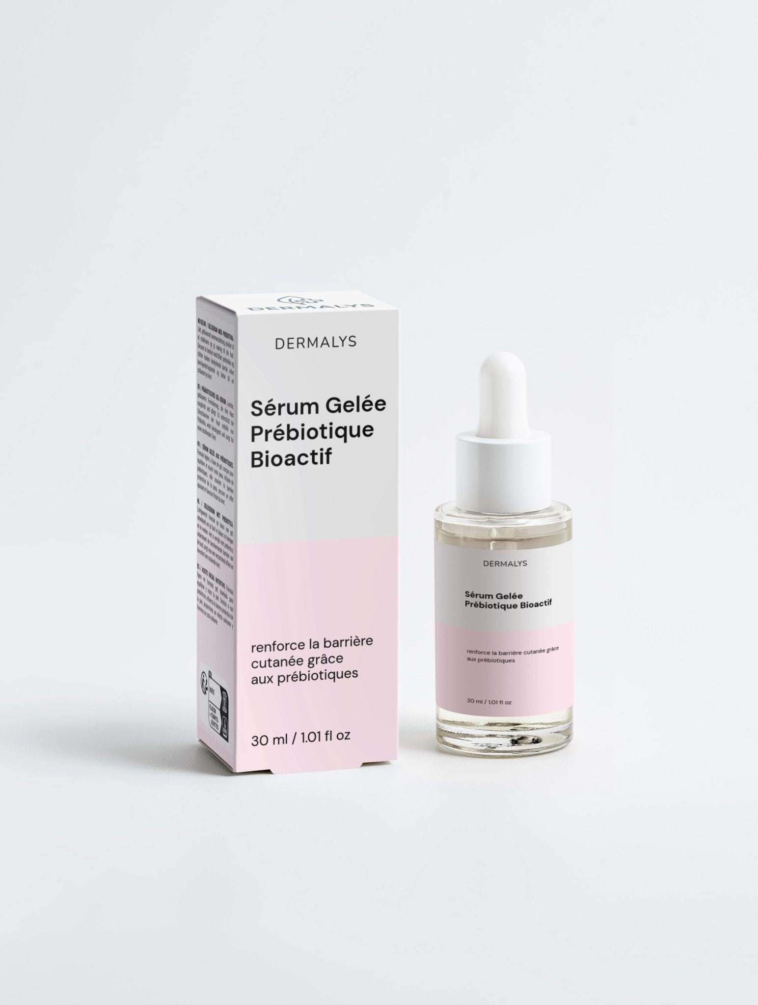 Sérum gelée prébiotique Dermalys équilibrant apaisant peau irritée