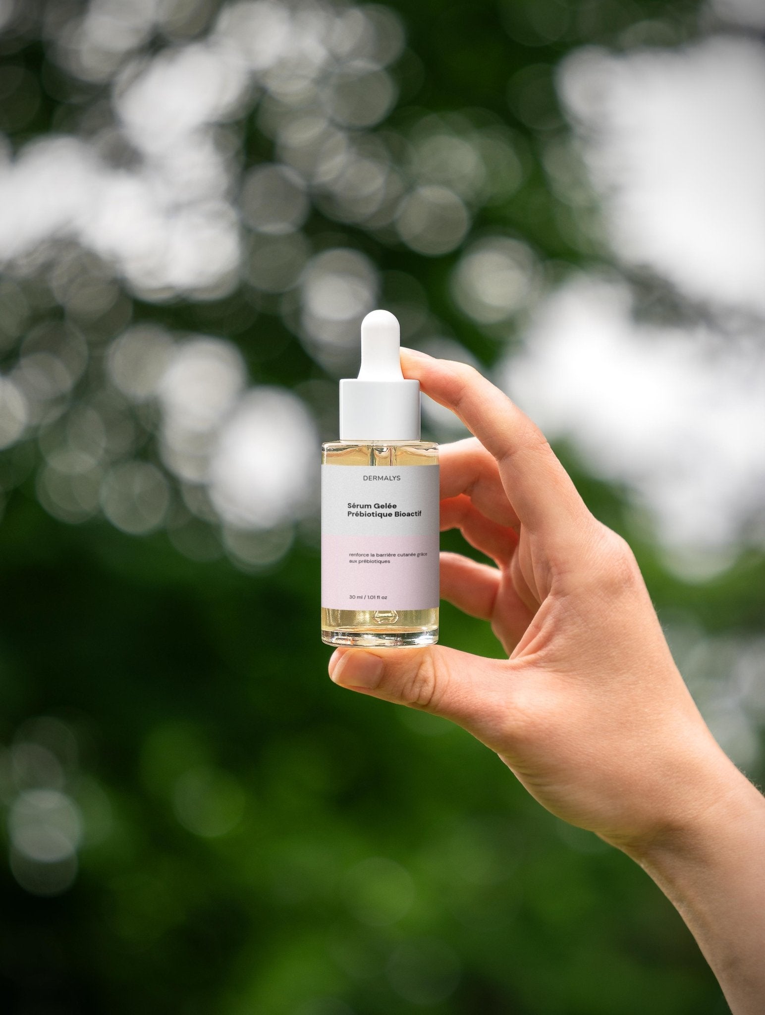 Sérum gelée prébiotique Dermalys équilibrant apaisant peau irritée
