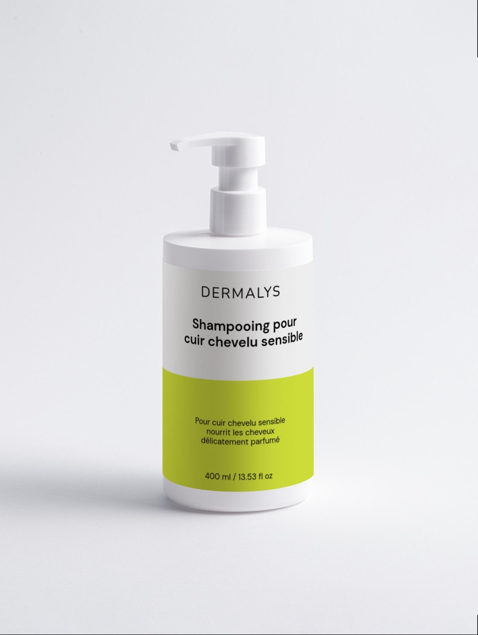 Shampooing Dermalys cuir chevelu sensible doux et nourrissant