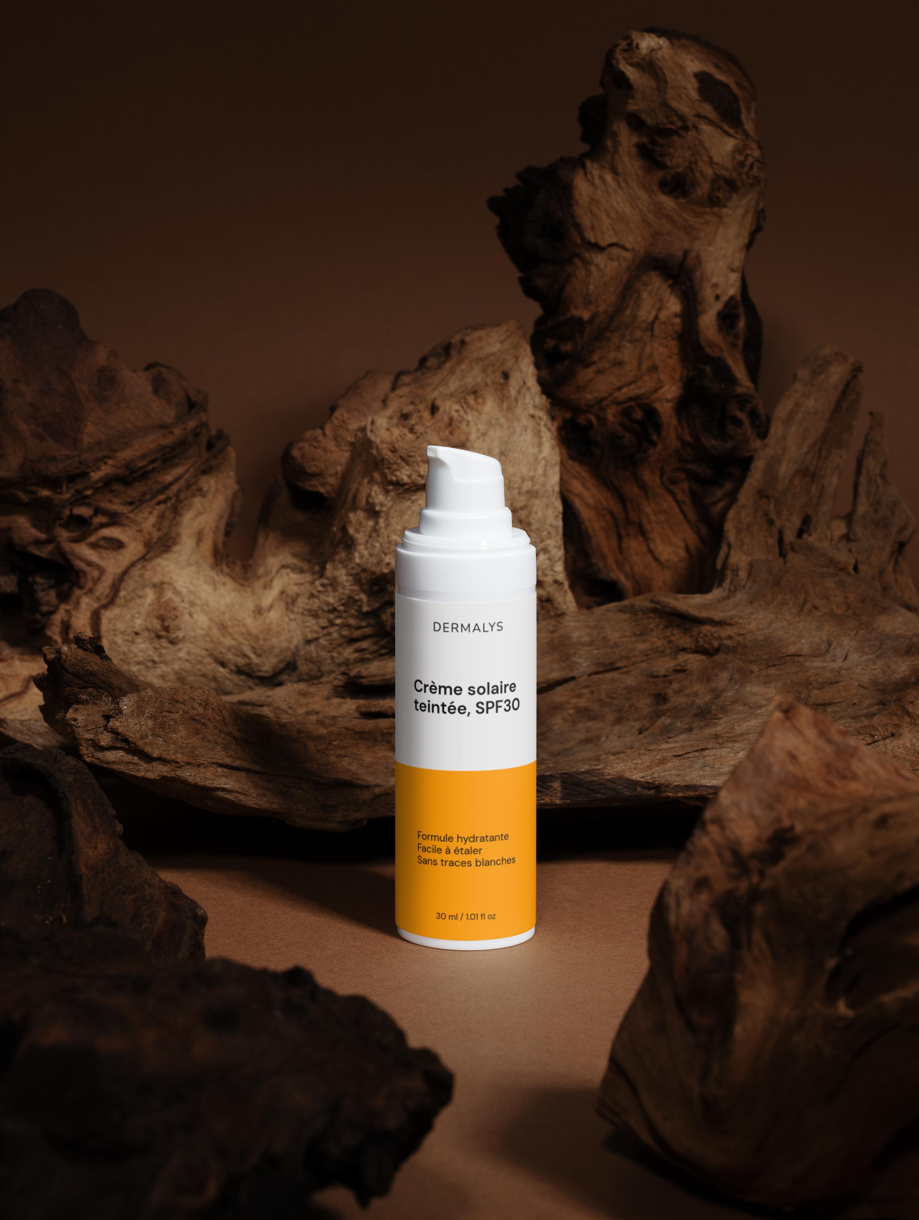 Dermalys – Crème Solaire Minérale Teintée SPF30 Hydratante & Protectrice